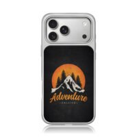 Adventure Calling mountain sun iPhone 17 Pro Max Electroplated Silver Case1