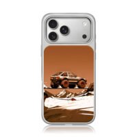 AE86 Initial D offroad desert scene iPhone 17 Pro Max Electroplated Silver Case1
