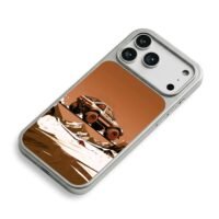 AE86 Initial D offroad desert scene iPhone 17 Pro Max Electroplated Silver Case2