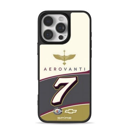 Aerovanti 7 NASCAR Chevy livery iPhone 16 Pro Max Black Case