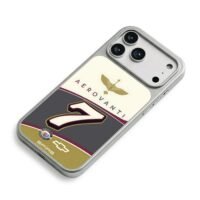 Aerovanti 7 NASCAR Chevy livery iPhone 17 Pro Max Electroplated Silver Case2