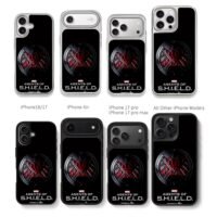 Agents of SHIELD Secret Warriors Chris Brown Phone Case Black Electroplated Silver For Iphone 11 To 17
