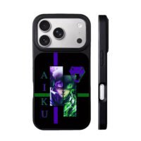 AIKU anime boy purple cobra iPhone 17 Pro Max Black Case
