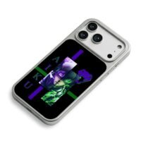 AIKU anime boy purple cobra iPhone 17 Pro Max Electroplated Silver Case2