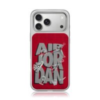 Air Jordan basketball jumpman iPhone 17 Pro Max Electroplated Silver Case1