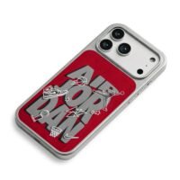 Air Jordan basketball jumpman iPhone 17 Pro Max Electroplated Silver Case2