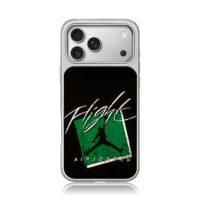 Air Jordan Flight jumpman dunk iPhone 17 Pro Max Electroplated Silver Case1