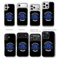 AJ Styles P1 Untouchable One Chris Brown Phone Case Black Electroplated Silver For Iphone 11 To 17
