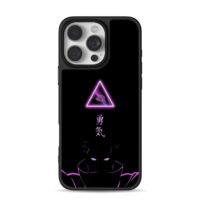 Akatsuki Pain purple courage kanji iPhone 16 Pro Max Black Case
