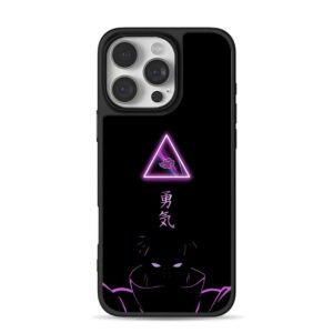 Akatsuki Pain purple courage kanji iPhone 16 Pro Max Black Case