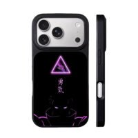Akatsuki Pain purple courage kanji iPhone 17 Pro Max Black Case