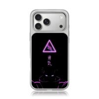 Akatsuki Pain purple courage kanji iPhone 17 Pro Max Electroplated Silver Case1