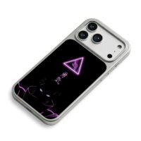 Akatsuki Pain purple courage kanji iPhone 17 Pro Max Electroplated Silver Case2