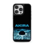Akira blue nuclear explosion crater art iPhone 16 Pro Max Black Case