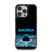 Akira blue nuclear explosion crater art iPhone 16 Pro Max Black Case