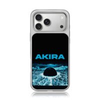 Akira blue nuclear explosion crater art iPhone 17 Pro Max Electroplated Silver Case1