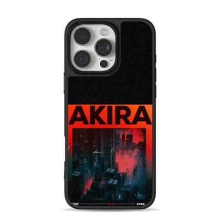 AKIRA cyberpunk city art iPhone 16 Pro Max Black Case
