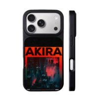AKIRA cyberpunk city art iPhone 17 Pro Max Black Case