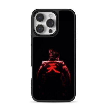 Akuma from SF red Tian on back iPhone 16 Pro Max Black Case