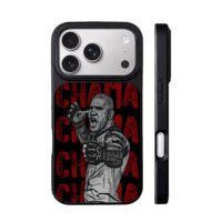 Alex Pereira Chama UFC art iPhone 17 Pro Max Black Case