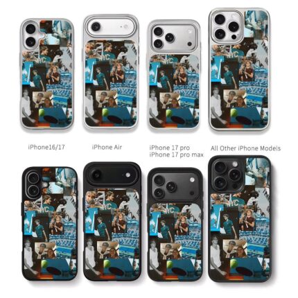 Alex Zverev tennis collage Chris Brown Phone Case Black Electroplated Silver For Iphone 11 To 17