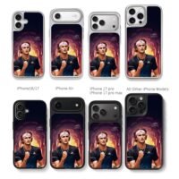 Alexander Zverev adidas tennis Chris Brown Phone Case Black Electroplated Silver For Iphone 11 To 17