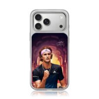 Alexander Zverev adidas tennis iPhone 17 Pro Max Electroplated Silver Case1