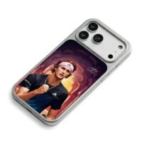 Alexander Zverev adidas tennis iPhone 17 Pro Max Electroplated Silver Case2