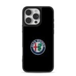 Alfa Romeo car logo iPhone 16 Pro Max Black Case