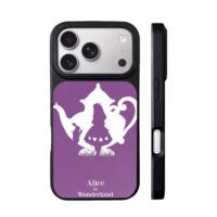 Alice in Wonderland teapot art iPhone 17 Pro Max Black Case