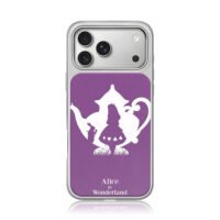Alice in Wonderland teapot art iPhone 17 Pro Max Electroplated Silver Case1