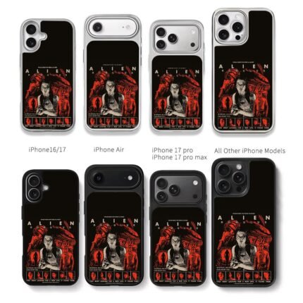 Alien Romulus alien poster Chris Brown Phone Case Black Electroplated Silver For Iphone 11 To 17