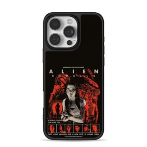 Alien Romulus alien poster iPhone 16 Pro Max Black Case