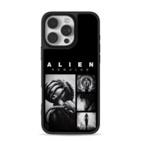 Alien Romulus xenomorph art iPhone 16 Pro Max Black Case