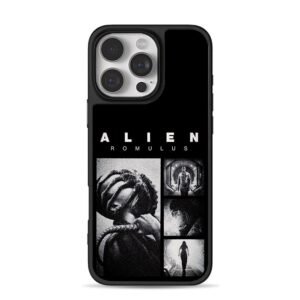 Alien Romulus xenomorph art iPhone 16 Pro Max Black Case
