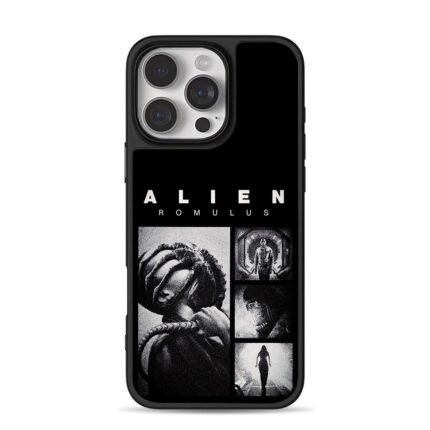 Alien Romulus xenomorph art iPhone 16 Pro Max Black Case