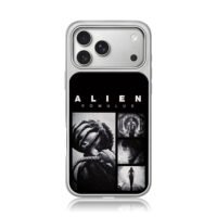 Alien Romulus xenomorph art iPhone 17 Pro Max Electroplated Silver Case1