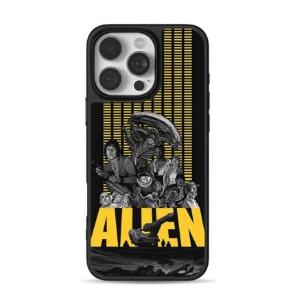 Alien xenomorph movie crew art iPhone 16 Pro Max Black Case