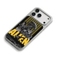 Alien xenomorph movie crew art iPhone 17 Pro Max Electroplated Silver Case2