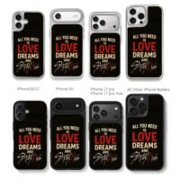 All you need is love dreams and Stray Kids Chris Brown Phone Case Black Electroplated Silver For Iphone 11 To 17