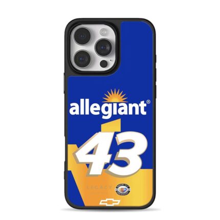 Allegiant 43 NASCAR Chevy race iPhone 16 Pro Max Black Case