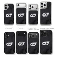 AlphaTauri F1 bull logo black Chris Brown Phone Case Black Electroplated Silver For Iphone 11 To 17