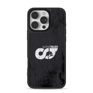 AlphaTauri F1 bull logo black iPhone 16 Pro Max Black Case