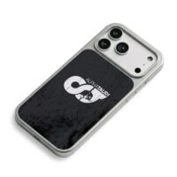 AlphaTauri F1 bull logo black iPhone 17 Pro Max Electroplated Silver Case2