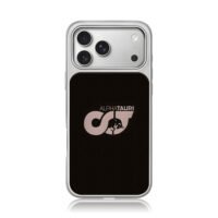AlphaTauri F1 logo with bull iPhone 17 Pro Max Electroplated Silver Case1