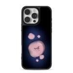 Alpine F1 Team pink bubble design iPhone 16 Pro Max Black Case
