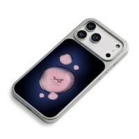 Alpine F1 Team pink bubble design iPhone 17 Pro Max Electroplated Silver Case2