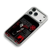 Ameri rapper red black graphic Phone Case for iPhone 11-17 & Samsung Galaxy S24-S26 - Image 5
