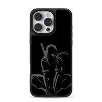 Anbu Itachi Uchiha with katana iPhone 16 Pro Max Black Case