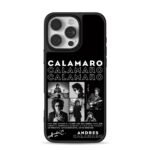 Andres Calamaro photo collage iPhone 16 Pro Max Black Case